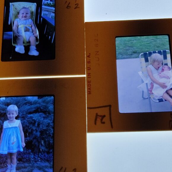 Summer 1962 Baby Kodachrome Color Lot Of 7 Orig 35mm slides Vtg Midwest - Picture 3 of 10